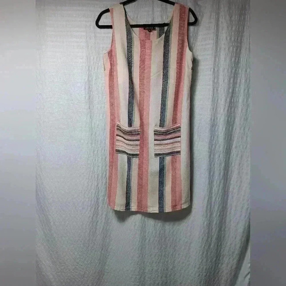 Charlie B Linen blend sleeveless Mini dress. Ladies  size S - Picture 1 of 7